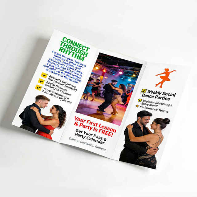 Custom Colorful Printing A5 A6 A7 B5 B6 Mini Leaflet Brochures Catalog Instruction Flyers Folded Leaflet Flyer