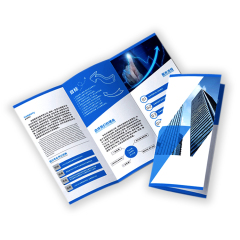 Custom Promotional Advertising Folded Leaflet Booklet Flyer Brochure Printing Service