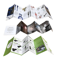 Customized Art Paper Folded Leaflet Book Magazine Catalogue Brochure and Flyers Printing with Offset Printing and Embossing