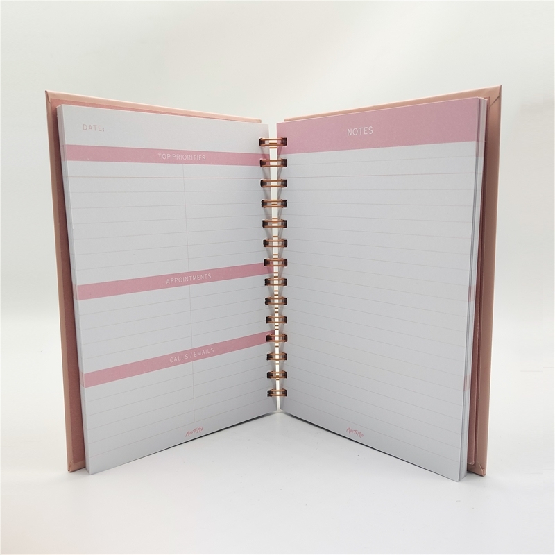 Chinese Factory Custom Journal Printing Spiral Notebook Printing Offset Notebook Custom Book Printing Service