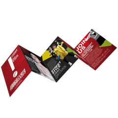 Custom Digital Printing Service Commercial Advertising Flyer Color Print Cheap Brochure for Business