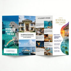 Custom Colorful Printing A5 A6 A7 B5 B6 Mini Leaflet Brochures Catalog Instruction Flyers Folded Leaflet Flyer