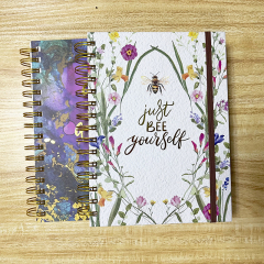 Factory Custom Logo School Journal Notebooks Luxury Exquisite Cardboard Spiral Hardcover Eco-Friendly Offset Printing