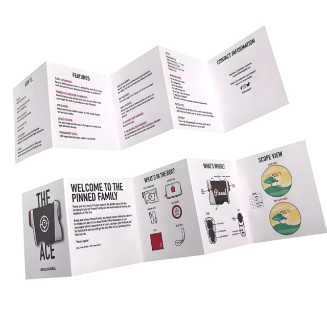 Customized Art Paper Folded Leaflet Book Magazine Catalogue Brochure and Flyers Printing with Offset Printing and Embossing