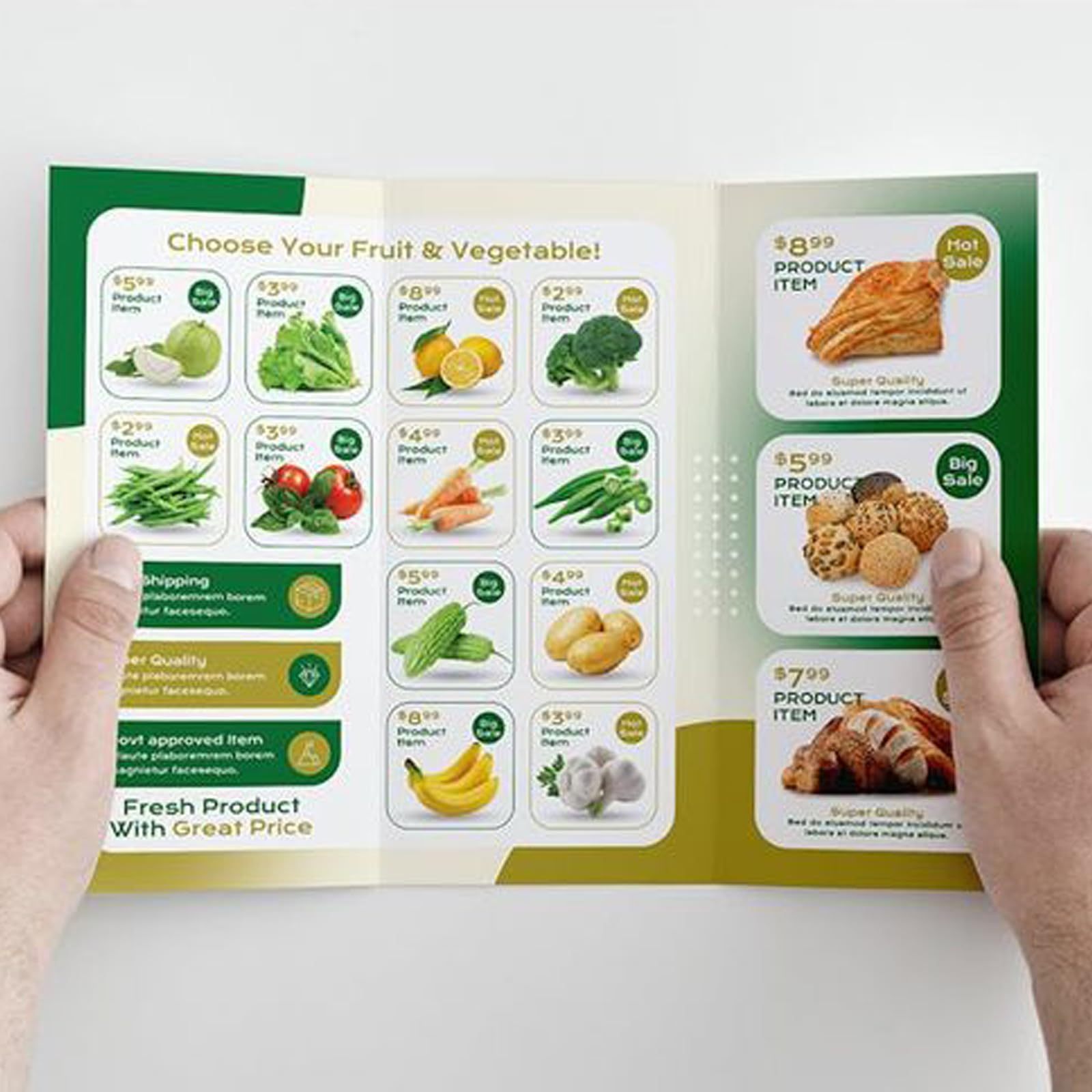 Premium Brochure Printing Flyer Custom Brochures for Business & Product Brochure Printing Services