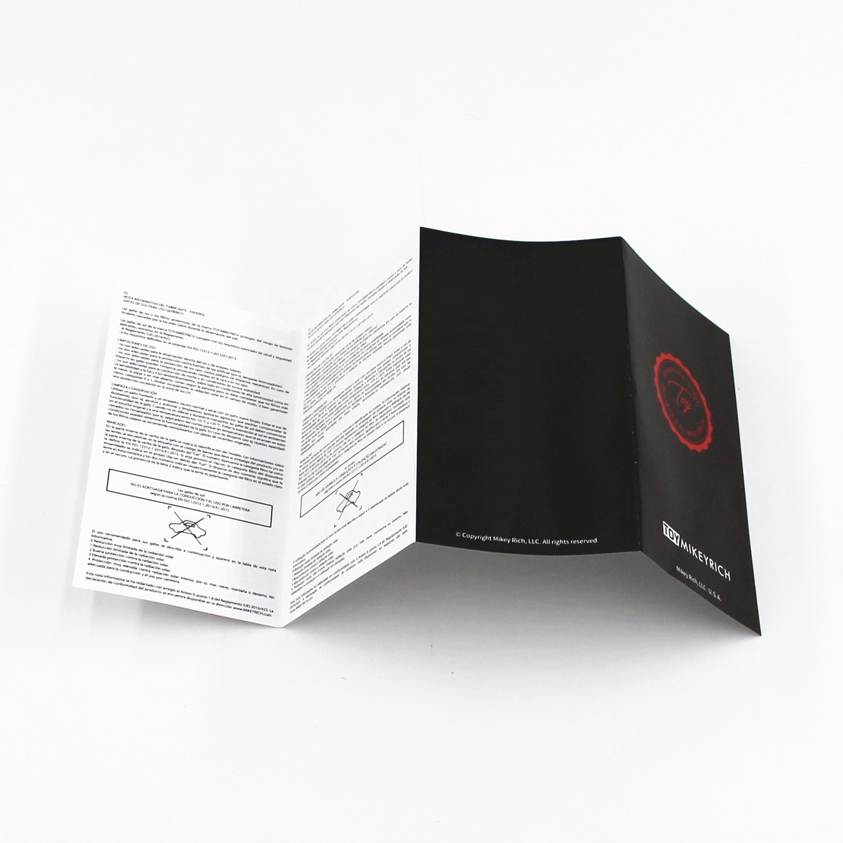 Custom Size Commercial Cardboard Flyer Menu Poster Leaflet Printing for Food Take Away Offset Printing