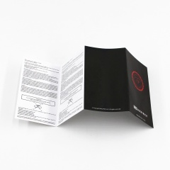 Custom Size Commercial Cardboard Flyer Menu Poster Leaflet Printing for Food Take Away Offset Printing