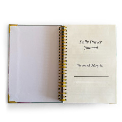 Professional Factory Book Printing Services Planner Notebook Printing Custom Cover logo Diary Prayer Journal