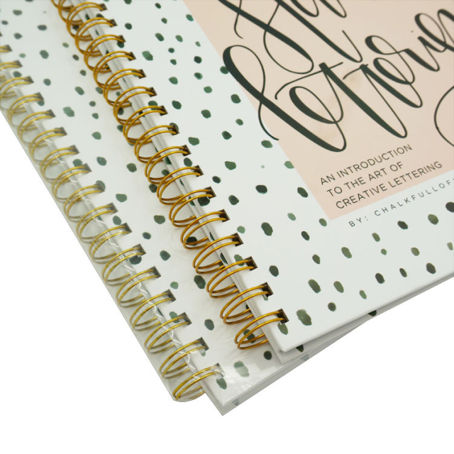 Custom YO Spiral Book Printing Planner Journal Book Printing Wire Service Notebook Printing