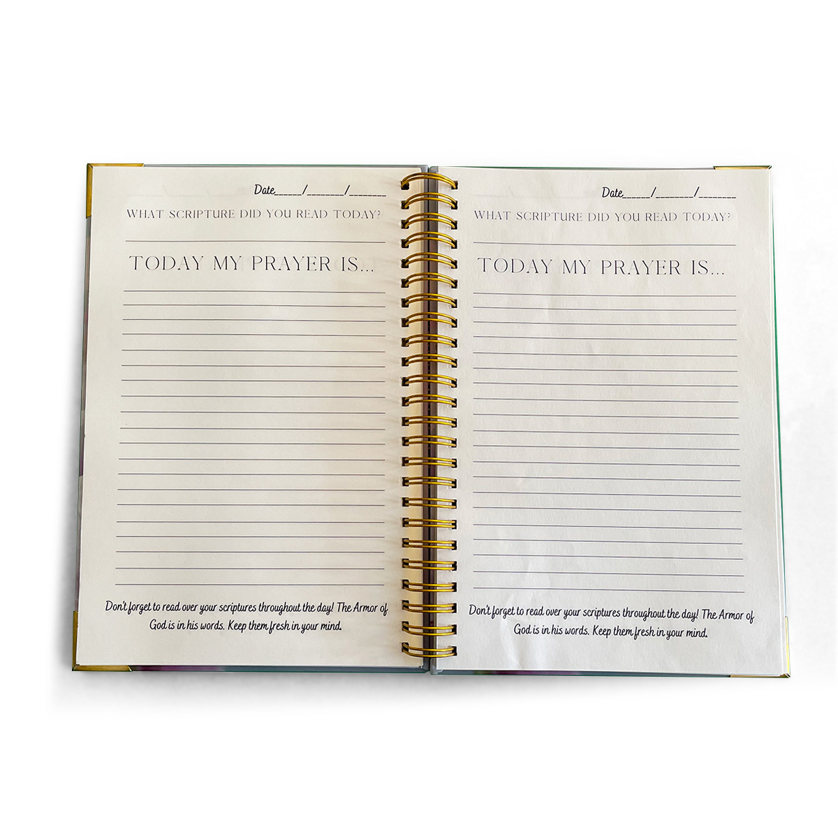Professional Factory Book Printing Services Planner Notebook Printing Custom Cover logo Diary Prayer Journal