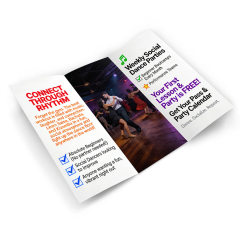 Custom Colorful Printing A5 A6 A7 B5 B6 Mini Leaflet Brochures Catalog Instruction Flyers Folded Leaflet Flyer