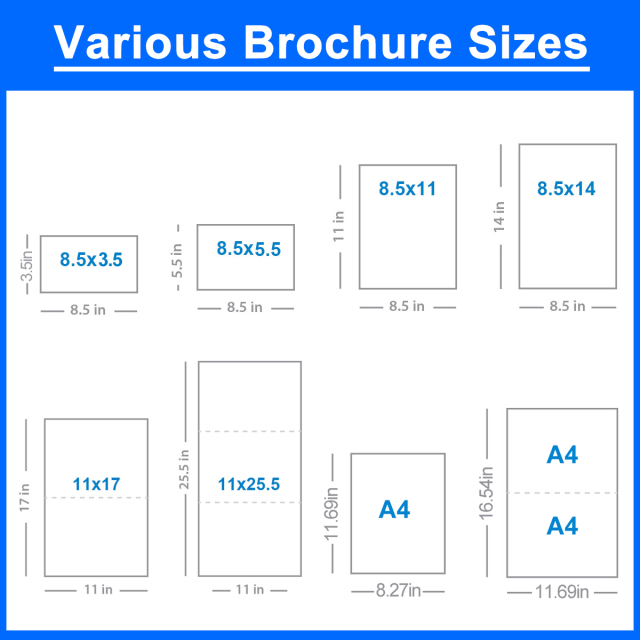 Factory Personalized Custom Flyer Printing Folded Leaflet Propagandist Manual Art Exhibition Promotional Trifold Brochure