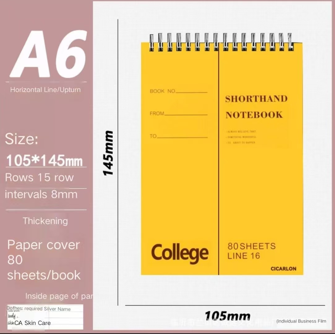 Custom MM Brand MM1106 Business Promotion Gift Spiral Binding High Quality Paper Hardcover A4 60 Sheets Diary Notebook