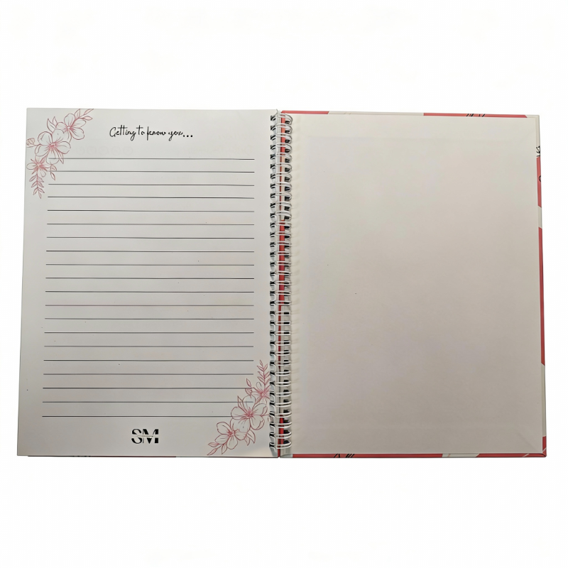 Free Samples Eco-friendly Offset Printed Diary Book Printing Services 2024 Note Books Journals Planners Perfect Binding
