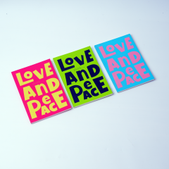High Quality Custom Printed Soft Cover Notebook Logo Embossing & Page Layout Design Printing Made From Cardboard & Offset Paper