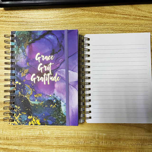 Factory Custom Logo School Journal Notebooks Luxury Exquisite Cardboard Spiral Hardcover Eco-Friendly Offset Printing