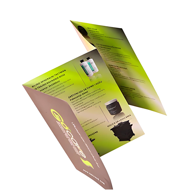 Customized Art Paper Folded Leaflet Book Magazine Catalogue Brochure and Flyers Printing with Offset Printing and Embossing