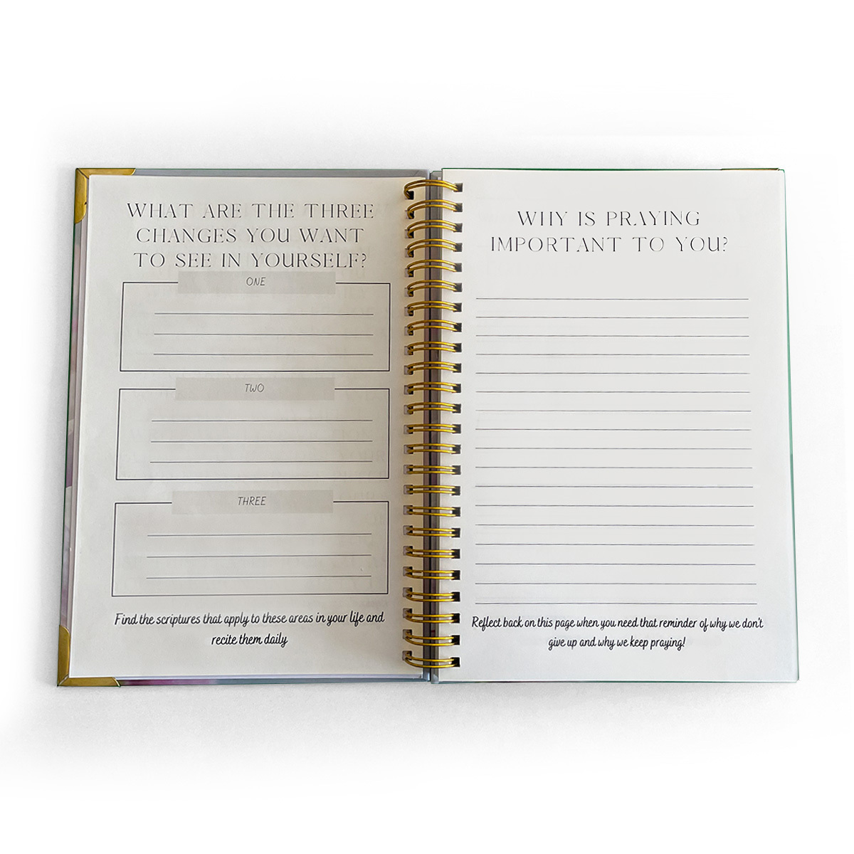 Professional Factory Book Printing Services Planner Notebook Printing Custom Cover logo Diary Prayer Journal