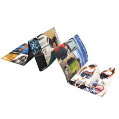 Customized Art Paper Folded Leaflet Book Magazine Catalogue Brochure and Flyers Printing with Offset Printing and Embossing