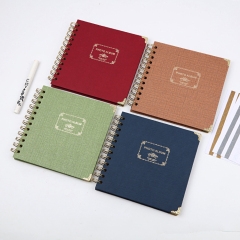 Custom Note Books Printing A4 Cahier Scolaire 200 Pages Carnet Budget Cuaderno Notas 2025 Cheap YO Spiral Binding Notebook
