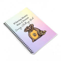 2026 Wholesale Custom Cardboard Book Printing A5 Spiral Bound Softcover Journal Diary Notebook School Supplies