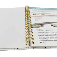 Custom YO Spiral Book Printing Planner Journal Book Printing Wire Service Notebook Printing