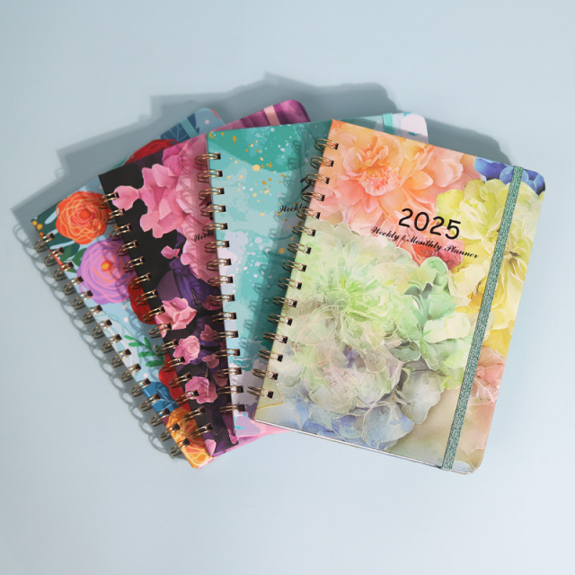 Promotional Custom Luxury Print A5 Cover Insert Pages Hardcover Journal Book Printing Printed Hardcover Notebook With Logo