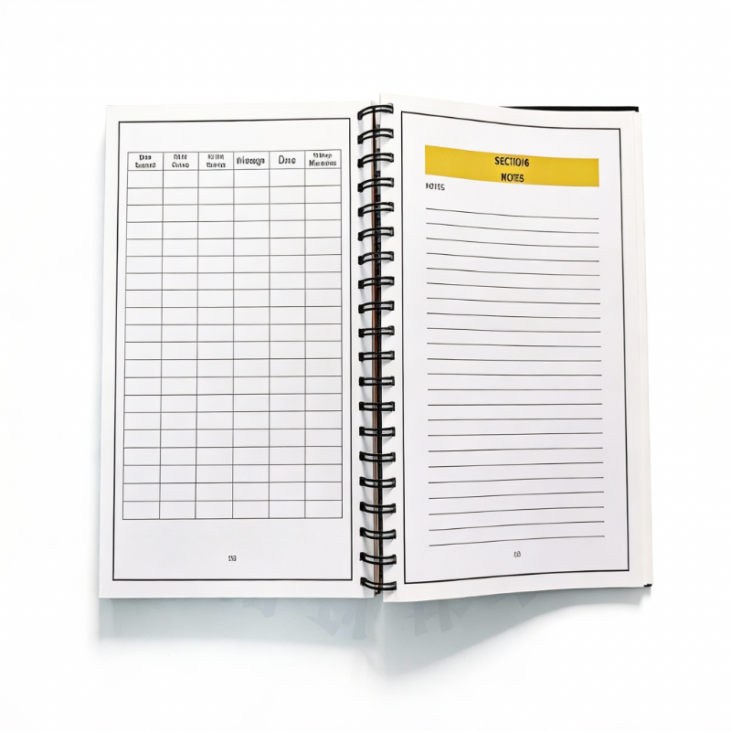 Free Samples Eco-friendly Offset Printed Diary Book Printing Services 2024 Note Books Journals Planners Perfect Binding