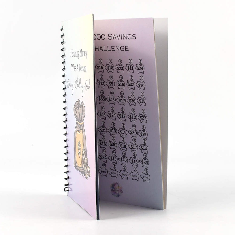 2026 Wholesale Custom Cardboard Book Printing A5 Spiral Bound Softcover Journal Diary Notebook School Supplies