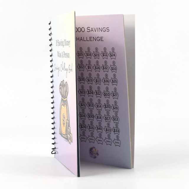 2026 Wholesale Custom Cardboard Book Printing A5 Spiral Bound Softcover Journal Diary Notebook School Supplies