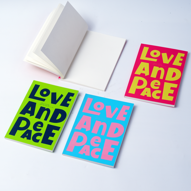 High Quality Custom Printed Soft Cover Notebook Logo Embossing & Page Layout Design Printing Made From Cardboard & Offset Paper