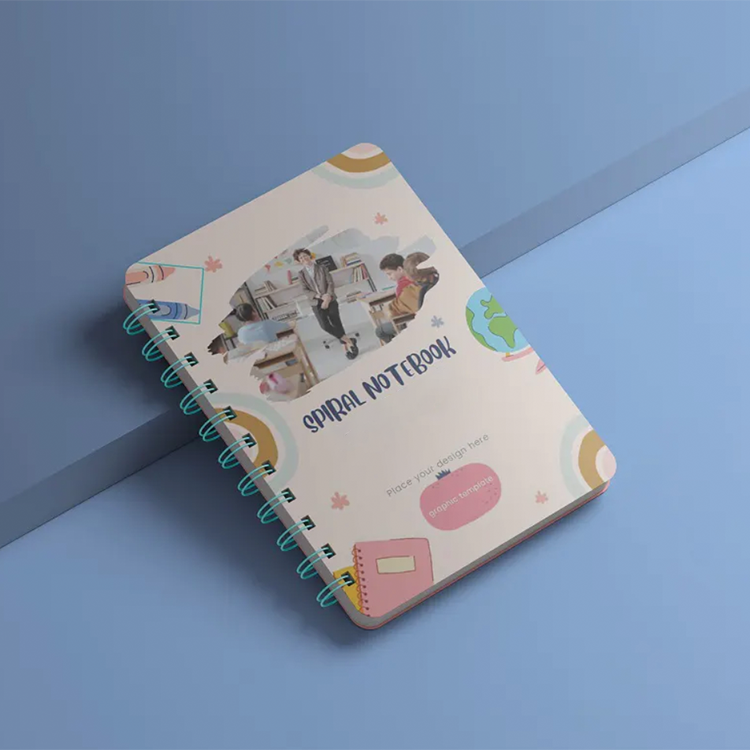 Promotional Custom Luxury Print A5 Cover Insert Pages Hardcover Journal Book Printing Printed Hardcover Notebook With Logo