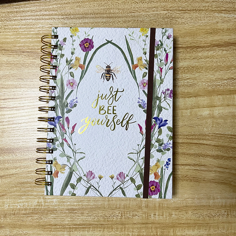 Factory Custom Logo School Journal Notebooks Luxury Exquisite Cardboard Spiral Hardcover Eco-Friendly Offset Printing