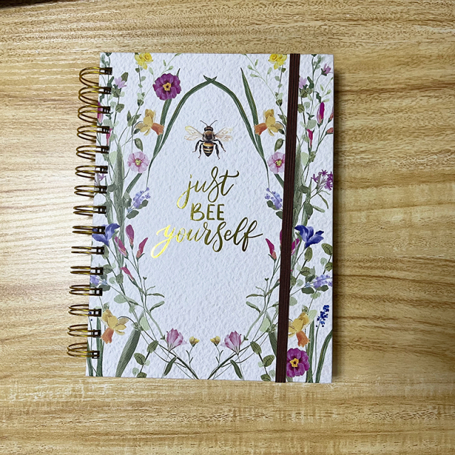 Factory Custom Logo School Journal Notebooks Luxury Exquisite Cardboard Spiral Hardcover Eco-Friendly Offset Printing