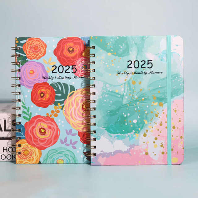 Promotional Custom Luxury Print A5 Cover Insert Pages Hardcover Journal Book Printing Printed Hardcover Notebook With Logo