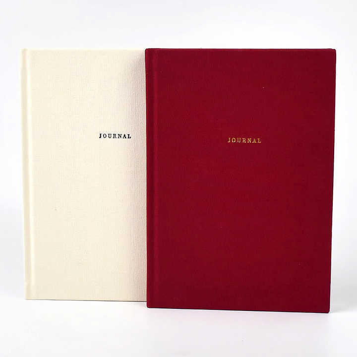Professional Custom Book Printing Services Hardcover Linen Journal Notebook Planner Printing for Office