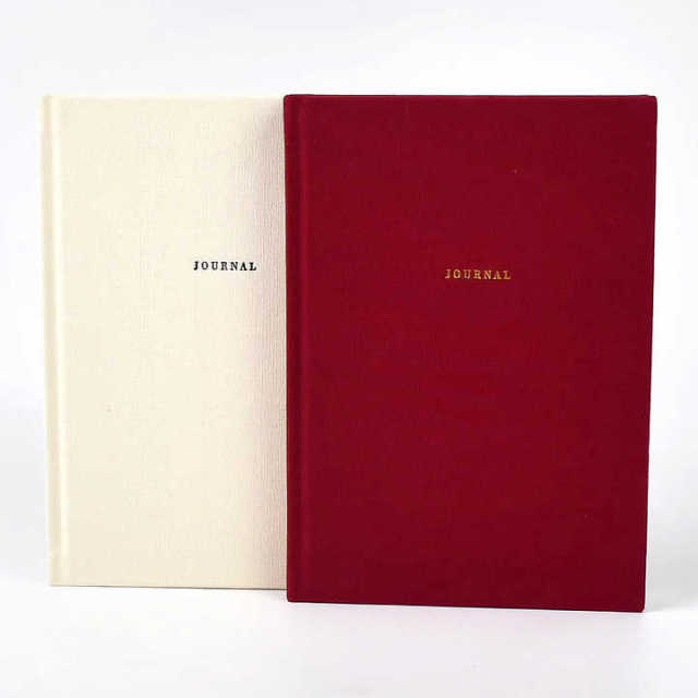 Professional Custom Book Printing Services Hardcover Linen Journal Notebook Planner Printing for Office