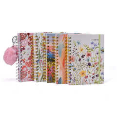 Factory Custom Logo School Journal Notebooks Luxury Exquisite Cardboard Spiral Hardcover Eco-Friendly Offset Printing