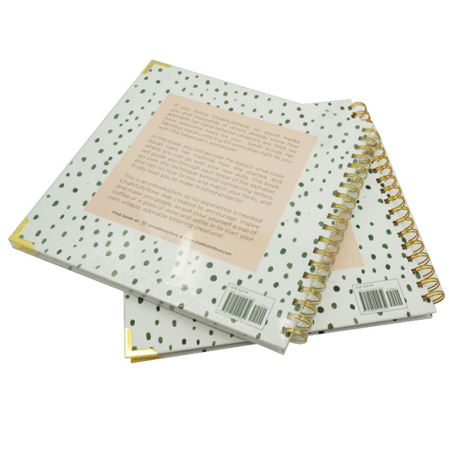 Custom YO Spiral Book Printing Planner Journal Book Printing Wire Service Notebook Printing