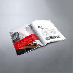 Booklet Custom Brochure Flyer Printing Folded Leaflet Printing Digital Printing Film Lamination Paper & Paperboard