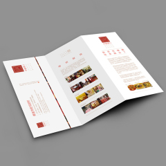 OEM Custom Catalog & Flyers Printing Service Tri-Fold Flyer Folding Leaflet Brochure & Postcard Made from Cardboard