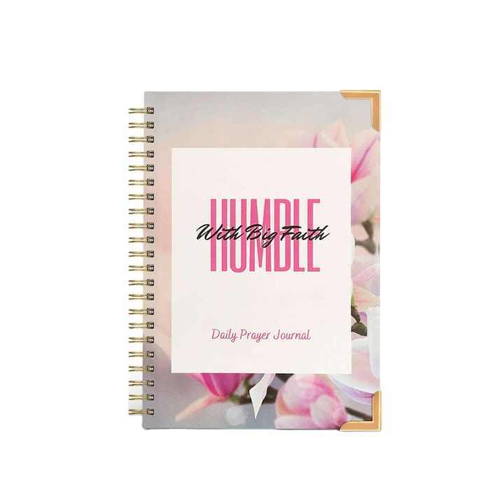 Professional Factory Book Printing Services Planner Notebook Printing Custom Cover logo Diary Prayer Journal