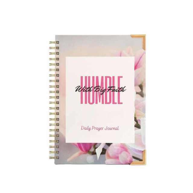 Professional Factory Book Printing Services Planner Notebook Printing Custom Cover logo Diary Prayer Journal