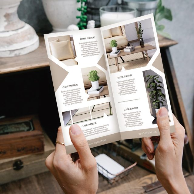 Premium Brochure Printing Flyer Custom Brochures for Business & Product Brochure Printing Services