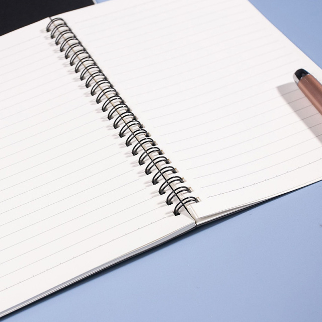 Custom Kraft Paper Hardcover Spiral Notebooks/notepad Printing for Promotional