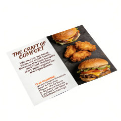 High Quality Customized 250g Art Paper Brochure Digital or Offset Printing Paper Flyer Leaflet