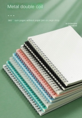 Custom MM Brand MM1106 Business Promotion Gift Spiral Binding High Quality Paper Hardcover A4 60 Sheets Diary Notebook