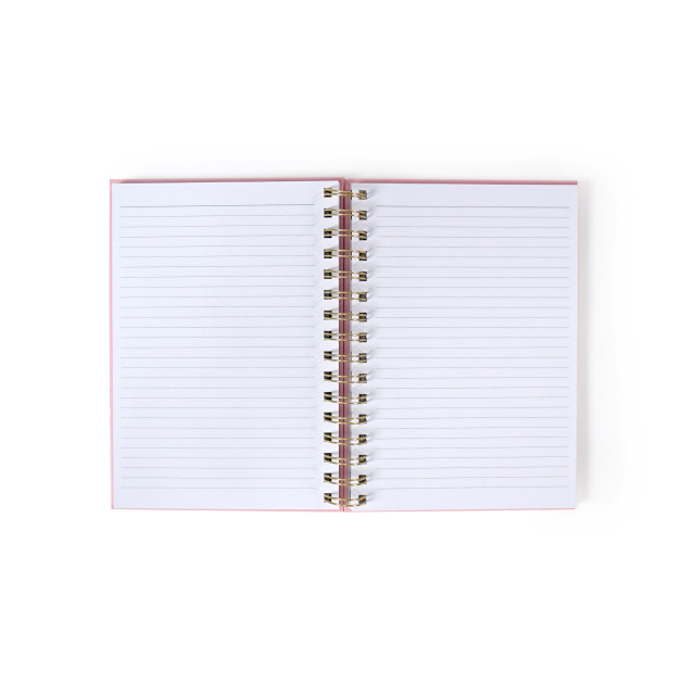 Custom Printing Daily Planner Undated Academic School Goals Student A5 Hard Cover Spiral Notebook Diary Weekly Monthly Paper