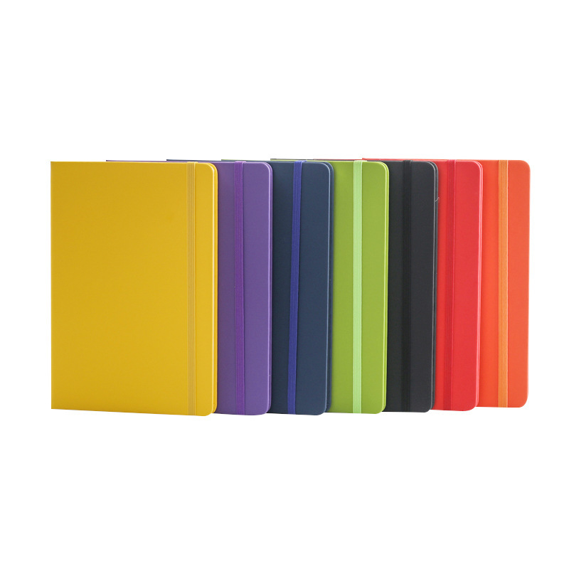 Wholesale Manufactured A5 80 Sheets Gift Hardcover Strap Notepad Student Diary Notebook for Office Use