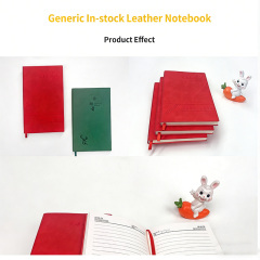 Manufacturer Customized Performance Goal Diary Planner Notebook Color Cover General Stock Leather Notebook for Office and School